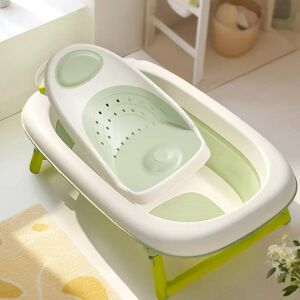 Aucun Support de bain pour bébé, baignoire pour bébé, siège de douche avec trous de vidange et détection de température pour nouveau-nés, produits pour bébés