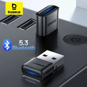 Baseus USB Bluetooth adaptateur Dongle Adaptador Bluetooth 5.3 pour PC portable haut-parleur sans fil récepteur Audio transmetteur USB