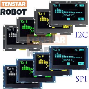 TENSTAR ROBOT Module d'affichage LCD OLED 2.4 pouces, 2.42 pouces, 128x64, SSD1309, 128644, Interface série IIC