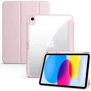 Aucun Pour Apple iPad 2025 étui avec porte-crayon Tri-pliable acrylique clair dos couverture intelligente pour iPad 11th génération 11 pouces A16