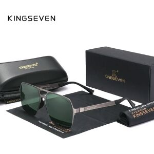 KINGSEVEN-Lunettes de soleil polarisées pour hommes, lunettes de soleil ultra fines, lunettes de