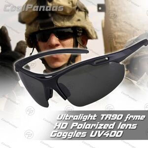 COOLPANDAS Lunettes De soleil polarisées De sport ultralégères pour hommes lunettes De soleil De conduite