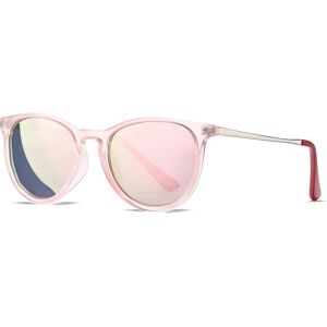 FLJMRAVER Lunettes de soleil polarisées pour enfants, lunettes de soleil vintage pour enfants, lunettes de