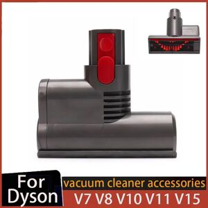 Bien-être Wellmi Mini tête de brosse à outil motorisé pour aspirateur à bâton sans fil Dyson V7 V8 V10 V11 V15, tête d'aspiration pour l'élimination des acariens, pièces de rechange