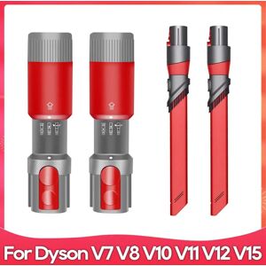 OSSIEAO Convient pour Dyson V7 / V8 / V10 / V11 / V12 Detect Slim / V15 Detect / Awkward Gap Crevice Tool Brush Accessoire pour Aspirateur