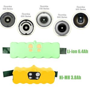 powtree Batterie 6400mAh 14.4V pour aspirateur iRobot Roomba 500 510 530 570 580 600 630 650 700 780 790 900 800 série 895 891 890