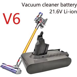 KEPAH Batterie pour aspirateur Dyson V6, série 12,8 Ah, DC58, DC59, SV03, SV04, SV05, SV06, SV07, SV09, 100% V, tout neuf, 21.6