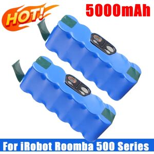 Turpow Batterie pour aspirateur iRobot Roomba, 14.8V/14.4V 5.0Ah, série 500, 600, 700, 800, 550, 560, 595, 650, 655, 770, 780, 790, 870, 880, 866