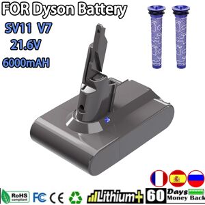 BATTOOL Batterie de remplacement 21.6V pour aspirateur à main Dyson V7/SV11 Motorhead Pro V7 Trigger V7 Animal V7 pour voiture et bateau