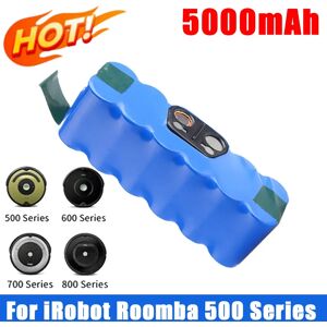 Turpow Batterie Ni-MH 14.8V/14.4V 5.0Ah iRobot Roomba 500 600 700 800 série 550 560 595 650 655 770 780 790 870 880 866 aspirateur
