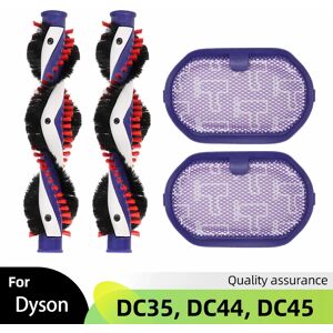 CHUJIN Pièce de rechange de filtre de barre de brosse de brosse de rouleau pour DYSON DC35, DC44, DC45 920929 -01 917066 -02 Filtres HEPA anti-poussière pour aspirateur