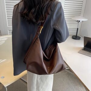 derbies Sac à main Boston en cuir PU pour femmes, Design oreiller Vintage, décontracté, grande capacité, sacs à bandoulière, fourre-tout de shopping à la mode