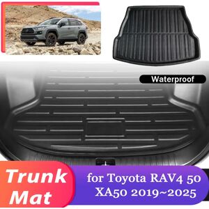 Aucun Tapis de coffre de voiture pour Toyota RAV4 50 XA50 2019 ~ 2025 2020 2021, tapis imperméable pour bagages, coussin de botte de chargement, doublure, accessoires de couverture