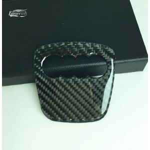 Aucun Autocollant de couverture de cadre de volant arrière en Fiber de carbone, accessoires de décoration pour Audi A4 A1 A3 A5 A6 A7 Q7 Q5 Q3 A8 Sline