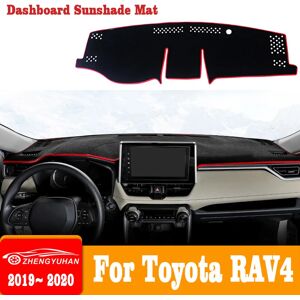 zhengyuhan Tapis de tableau de bord de voiture, pare-soleil, couverture de bureau, accessoires pour Toyota RAV4