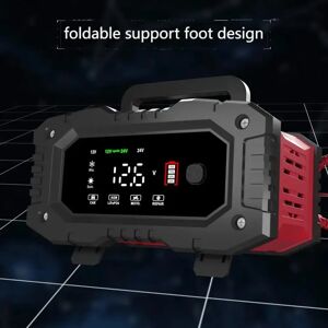 FOXSUR 20A/10A chargeur de batterie de moto de voiture 12V/24V chargeur intelligent Lithium AGM GEL plomb-acide LiFePO4 chargeurs de batterie