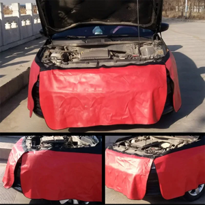Aucun Tapis de couverture de garde-boue magnétique universel pour voiture, tapis de protection en cuir, tapis de travail mécanique, tapis de réparation automobile