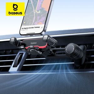 Baseus support pour téléphone de voiture serrage automatique gravité métal évent support de