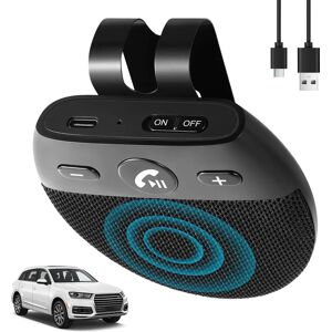 Aucun Véhicule sans fil voiture BT 5.0 haut-parleurs mains libres Kit de voiture Bluetooth voiture mains libres mise sous tension automatique connexion prise en charge deux téléphones mobiles ﻿