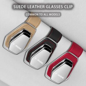 Aucun Étui à lunettes de voiture pare-soleil cadre de lunettes support de lunettes de soleil pour VW T-ROC