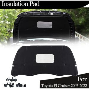 Aucun Tapis d'isolation thermique pour moteur avant, couverture en mousse ignifuge pour Toyota FJ Cruiser 2007 – 2022