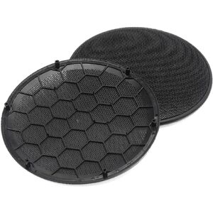 Aucun Grille de couverture de haut-parleur de porte noire, accessoires de voiture, compatible avec Passat B5 Jetta MK4 Golf GTI, 3B0868149 3B0 868 149, 1 paire