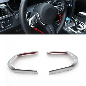 Aucun Autocollant de couverture de bouton de volant intérieur de voiture, autocollant adapté à la BMW F20 F21 F22 F23 F32 F33 F34 F39 F15 F16 F85 F86