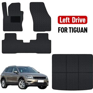 Sunshine sky Tapis de sol de voiture personnalisé pour Volkswagen Tiguan 2018 – 2023, imperméable, couverture de