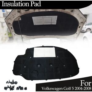 Aucun Coussin isolant pour capot moteur avant, en coton, insonorisé, couverture en mousse ignifuge pour Volkswagen Golf 5 2004 – 2008