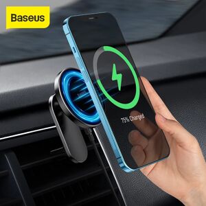 Baseus – chargeur sans fil pour voiture, aspiration magnétique, support de sortie d'air pour tableau