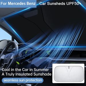 Aucun Pare-soleil de pare-brise de voiture pour Mercedes Benz, A, B, R, G, classe, GLK, GLA, W204, Wbuley, W463, W176, protection UV, pièces automobiles