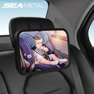 Aucun SEAMETAL voiture bébé miroir réglable grand Angle siège arrière de voiture bébé/enfant miroir de sécurité moniteur rotatif intérieur rétroviseur