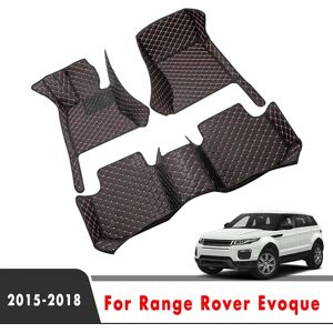 Aucun Tapis de sol de voiture LHD pour Land Rover Range Rover Evoque, couvertures étanches, tapis de remplacement, accessoires automobiles, 2018, 2017, 2016, 2015