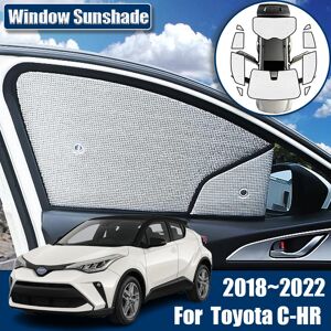 Aucun Pare-soleil anti-UV pour Toyota C HR CHR 2018 ~ 2022 2021 2020, pare-brise de voiture, pare-soleil, couverture, pièces intérieures, accessoires, 2023