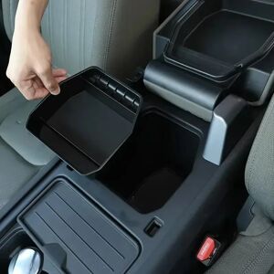 metyoucar TINpastel-Boîte de rangement centrale noire pour Land Rover Defender, porte, téléphone, boîte