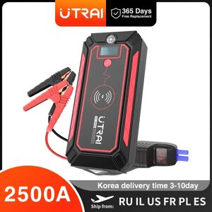 THiEYE UTRAI 2500A démarreur de saut batterie de batterie chargeur Portable 10W charge sans fil écran LCD