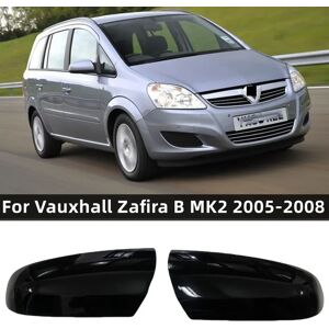 Aucun Pour Vauxhall Zafira B MK2 2005-2008 MPV noir brillant remplacement rétroviseur latéral couvre capuchon porte latérale rétroviseur couverture garnitures
