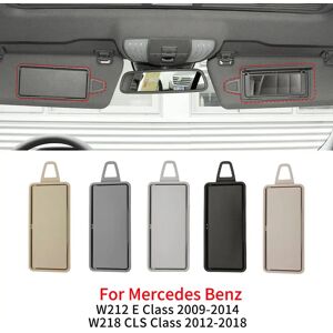 Aucun Couverture de miroir cosmétique de maquillage pour Mercedes, intérieur de voiture, pare-soleil avant, pare-soleil, Mercedes W212, W218, Benz Classe E, E200, E250, CLS300