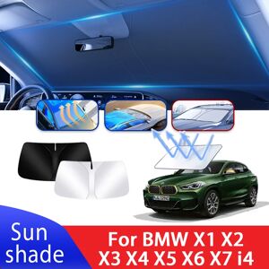 Aucun Pare-soleil de voiture pour BMW bronchX2 bery tage X5 X6 X7 i4 2010 ~ 2025 2022, pare-brise avant automatique, isolation thermique, accessoires d'été