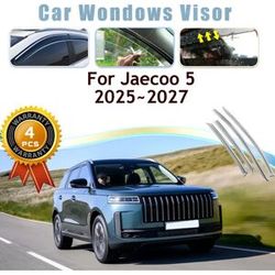 NONE Pare-soleil de fenêtre de voiture pour Jaecoo 5 EV J5 J6 E5 T13J 2025 2026 2027 – Protection contre la pluie, déflecteur, coussinet, pare-brise, auvent, accessoires auto