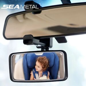 Aucun SEAMETAL-réinitialisation de montage de rétroviseur intérieur de voiture, rotatif à 360 °, réglable, observation du siège arrière, rétroviseur auxiliaire, moniteur pour bébé