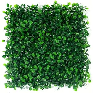 Aucun Simulation de Plante Verte Artificielle, Mur d'Arrière-Plan, Pelouse Artificielle, Paysage, Faux Gazon, Décoration de Jardin Extérieur, 25x25cm
