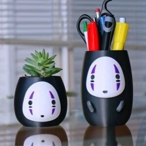 Aucun Pot de jardinière de dessin animé pour hommes, Unique, sans visage, Pot de jardinage, petit support de plante à Air, Pots de plantes