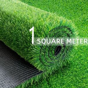 Aucun Tapis de pelouse artificielle, faux gazon artificiel en plastique, boîtier vert, stade de Football,