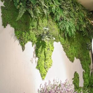 Other Mini Gazon Vert Artificiel de 1x1m, Mousse Polymère, Décoration de Plantes Murales, Bricolage DIY, Maison, Pelouse, Jardin, Micro Paysage