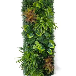 AISHANGFANSI Mur de plantes artificielles 3D, fausses feuilles vertes, fond simulé, décoration de fête de mariage, panneau vert, décoration de pelouse pour la maison