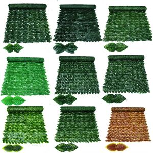 Aucun Pour la maison, jardin extérieur, balcon, décoration, fausse plante, hierre artificiel, haie, feuille verte, panneau de clôture, clôture de confidentialité artificielle