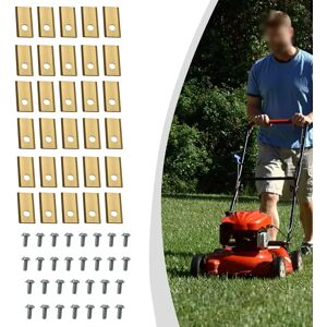 VIBRATITE Lames de rechange en acier inoxydable pour tondeuse à gazon robot Worx, jeu de lames de coupe,