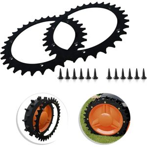 VIBRATITE Pointes coordonnantes pour Worx, roue de traction, robot de tonte, tondeuse à gazon S, M, 205mm,