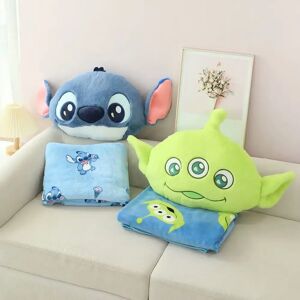 MINISO Couverture de coussin confortable, coussin de dos Alien, oreiller pour canapé-lit, décoration de maison, oreiller de sieste, cadeaux de noël
